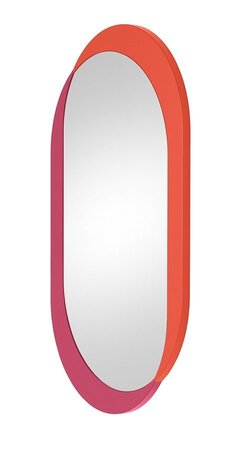Kimo Wandspiegel Medium- Watermelon / coral