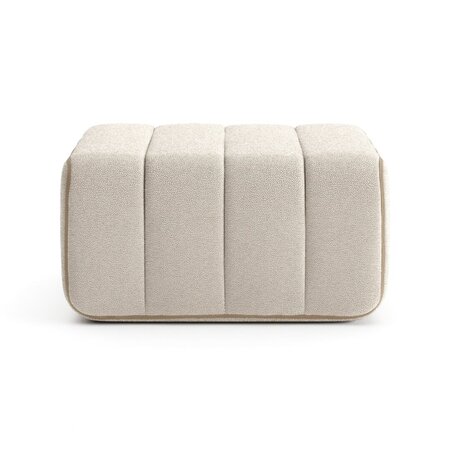 Ambivalenz Curt Einzelmodul - Stoff Sera - Curt Modulares Sofasystem - Calla (Weiß / Beige)