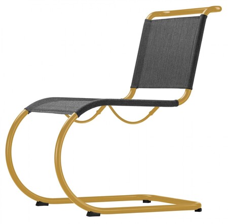 Thonet S 533 N All Seasons Outdoor Freischwinger - Senfgelb