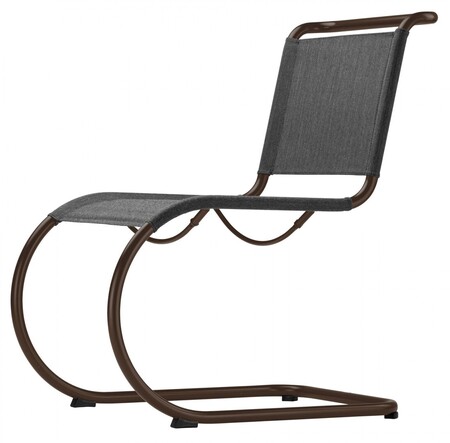 Thonet S 533 N All Seasons Outdoor Freischwinger - Schokobraun