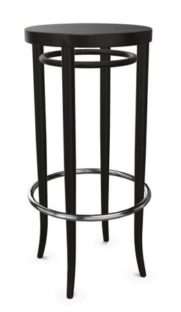 Thonet 204 MH | Barhocker- Buche schwarz (TP 29) gebeizt
