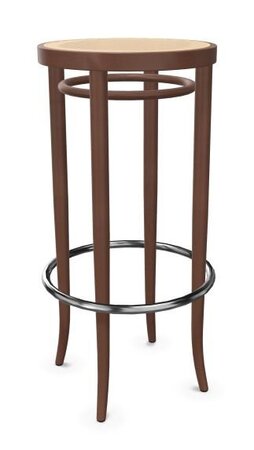 Thonet 204 RH | Barhocker- Buche nussbaum (TP 24) gebeizt
