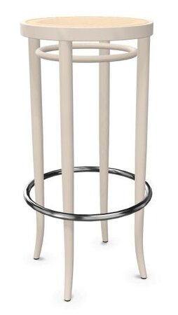 Thonet 204 RH | Barhocker- Buche weiß (TP 200) lasiert