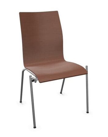 Thonet S 168 | Stahlrohrstuhl- Buche nussbaum (TP 24) gebeizt