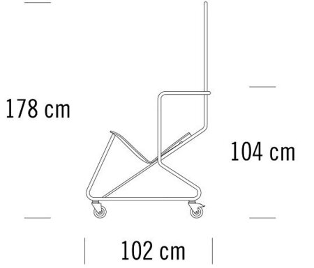 Thonet S 1849 | Stapelwagen