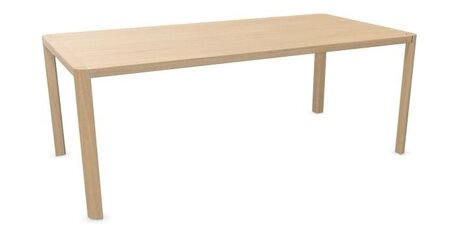 Thonet 1140 | Vierbeintisch- Eiche aufgehellt, 220 x 100 cm