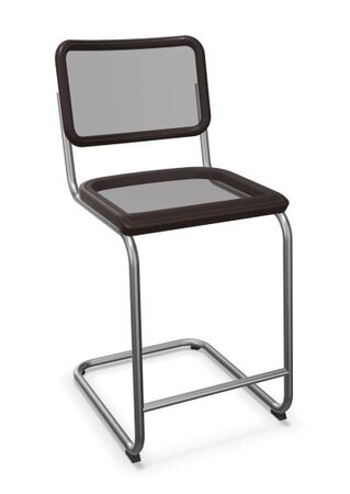 Thonet S 32 NHT | Thekenhocker- Buche dunkelbraun (TP 89) gebeizt