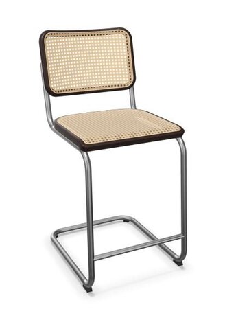 Thonet S 32 VHT | Thekenhocker- Buche dunkelbraun (TP 89) gebeizt