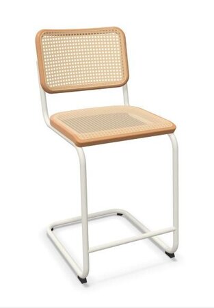 Thonet S 32 VHT | Thekenhocker- Gestell reinweiß (TS 9010) lackiert