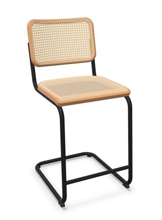 Thonet S 32 VHT | Thekenhocker- Gestell schwarz (TS 9005) lackiert