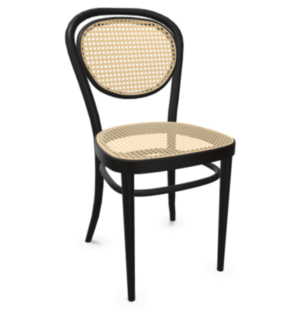 Thonet 215 R | Bugholzstuhl - Buche Schwarz (TP 29)