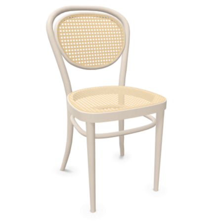 Thonet 215 R | Bugholzstuhl - Buche Weiß (TP 200)