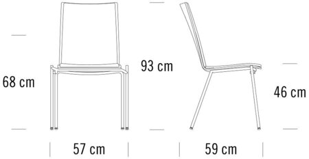 Thonet S 164 PV | Stahlrohrstuhl