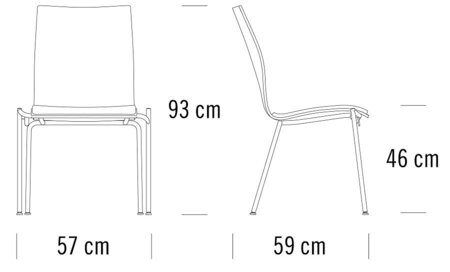 Thonet S 168 SP | Stahlrohrstuhl 