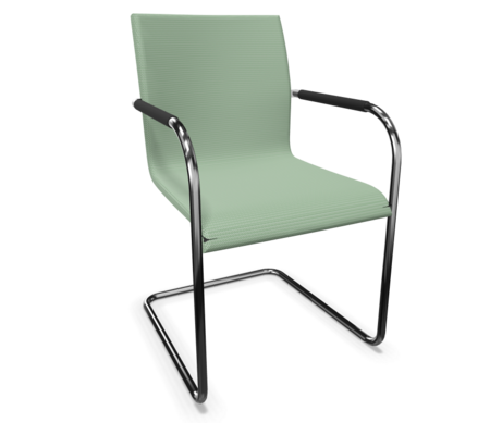 THONET S 55 PF EVO | FREISCHWINGER - Credo aloe (Stoff III)