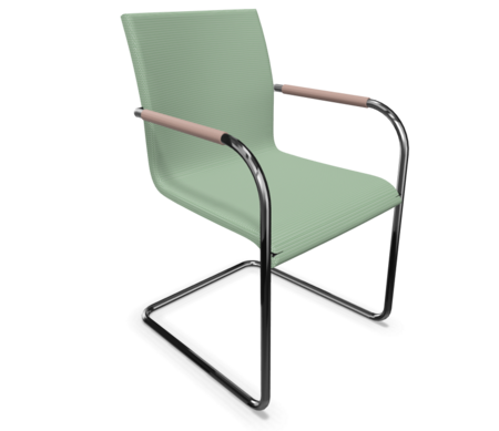 Armauflagen - Nappaleder TL 611 testa moro (Leder II)