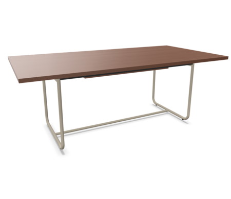 warmgrau (TS 3005) lackiert  -  Buche nussbaum (TP 24) gebeizt