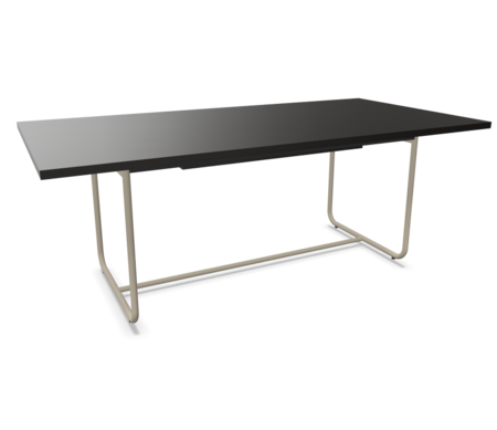 warmgrau (TS 3005) lackiert  -  Buche schwarz (TP 29) gebeizt