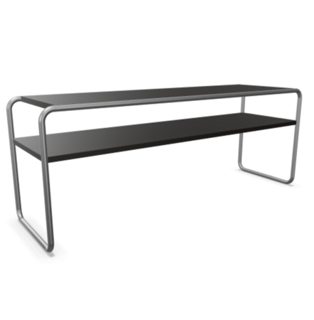 Thonet S 43 Klassik-Chrom-Buche Schwarz (TP 29) gebeizt I