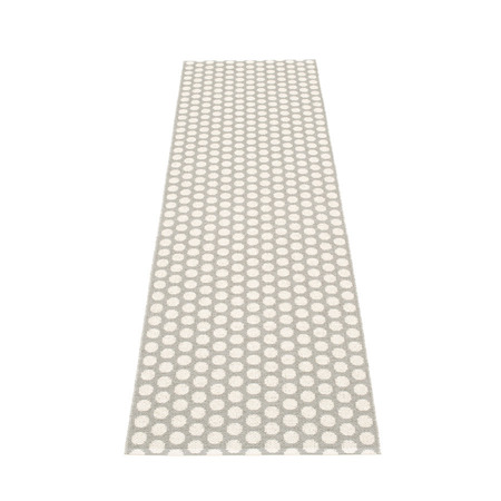 Pappelina Noa - Warm Grey · Vanilla · Mustard Edge - 70 x 250 cm