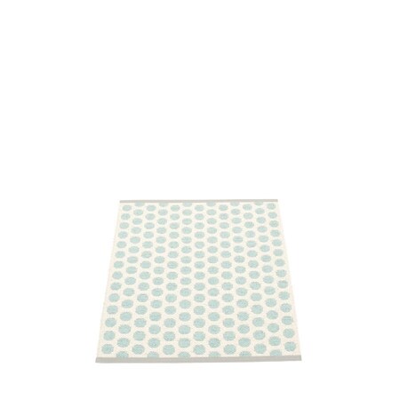 Pappelina Noa - Pale Turquoise · Vanilla · Warm Grey Edge - 70 x 90 cm