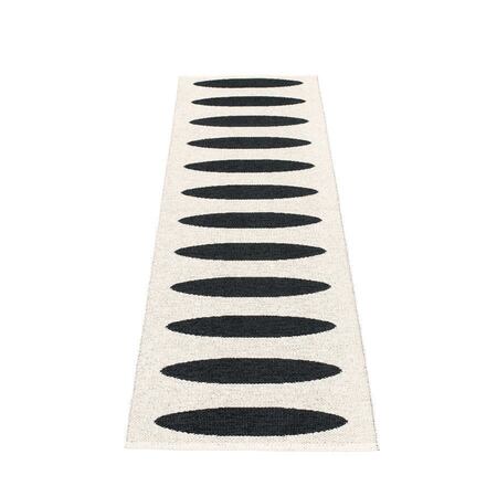 Pappelina Ella - Black · Vanilla - 70 x 225 cm