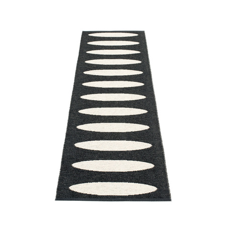 Pappelina Ella - Black · Vanilla - 70 x 225 cm