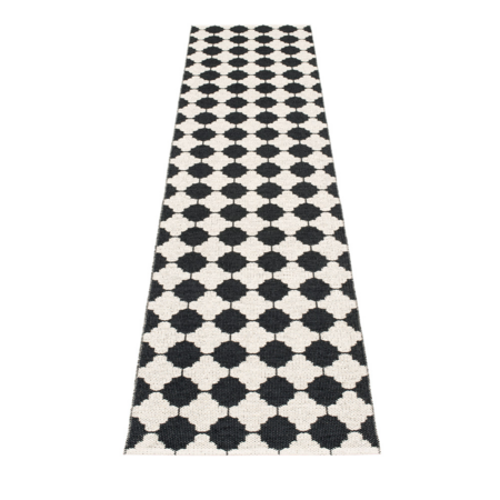 Pappelina Marre-Black · Vanilla-70 x 375 cm