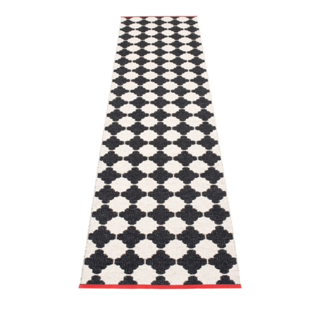 Pappelina Marre-Black · Vanilla-70 x 375 cm
