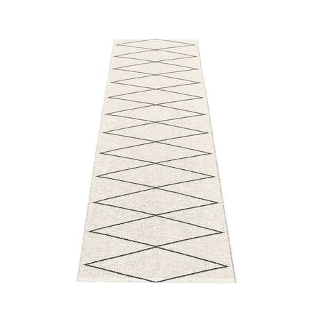 Pappelina Max - Black · Vanilla - 70 x 240 cm