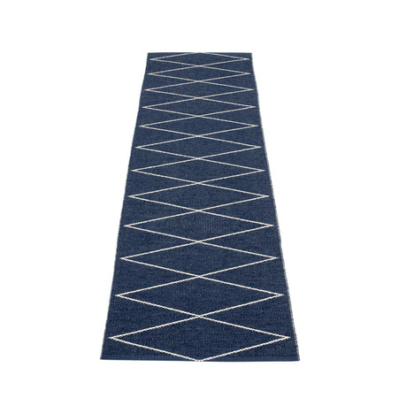 Pappelina Max - Dark Blue · Vanilla - 70 x 240 cm