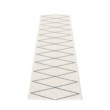 Pappelina Max - Dark Blue · Vanilla - 70 x 240 cm