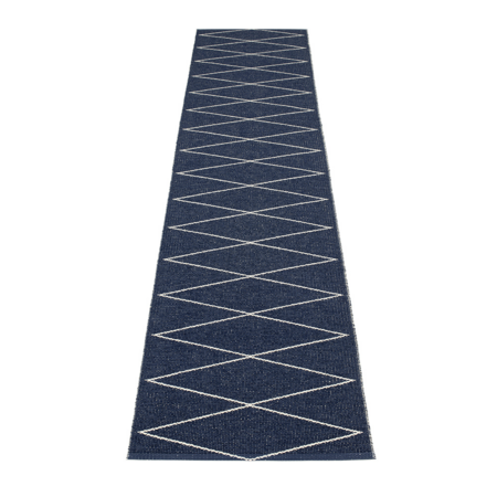 Pappelina Max-Dark Blue · Vanilla-70 x 400 cm