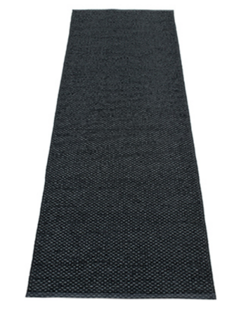 Pappelina Svea-Black Metallic · Black-70 x 320 cm