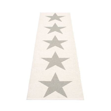 Pappelina Viggo One - Warm Grey · Vanilla - 70 x 250 cm