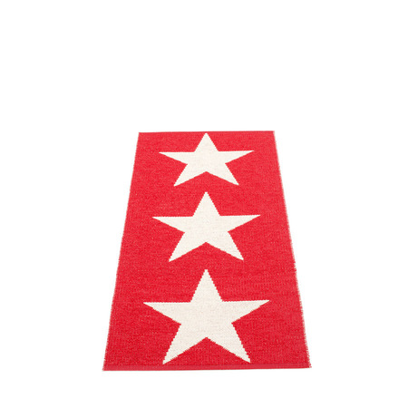 Pappelina Viggo One - Red · Vanilla - 70 x 150 cm