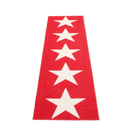 Pappelina Viggo One - Red · Vanilla - 70 x 250 cm