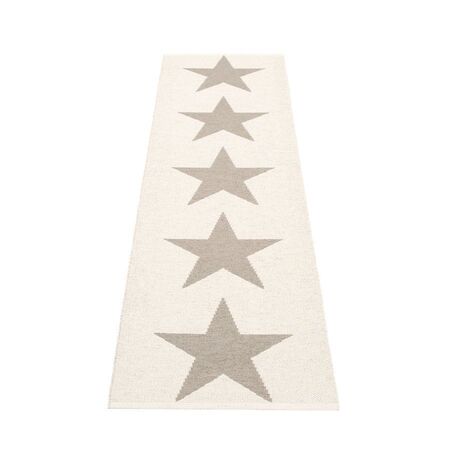 Pappelina Viggo One -  Mud · Vanilla - 70 x 250 cm