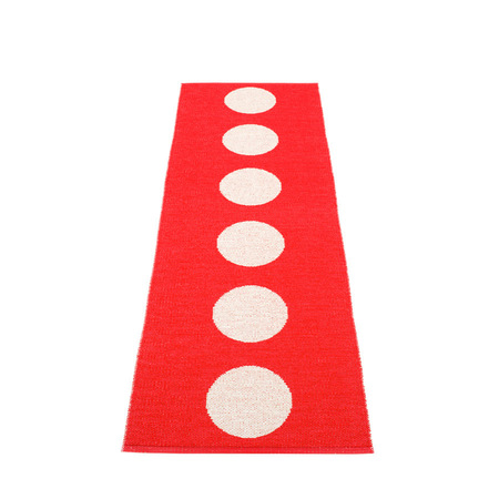 Pappelina Vera - Red · Vanilla - 70 x 225 cm