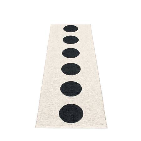 Pappelina Vera -  Black · Vanilla - 70 x 225 cm