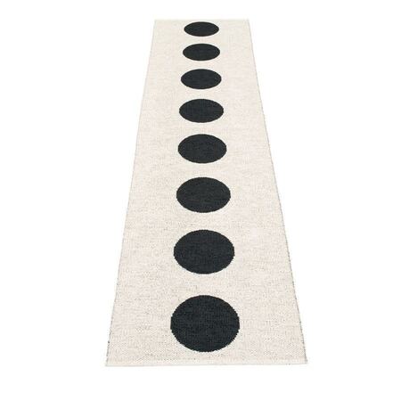 Pappelina Vera -  Black · Vanilla - 70 x 300 cm