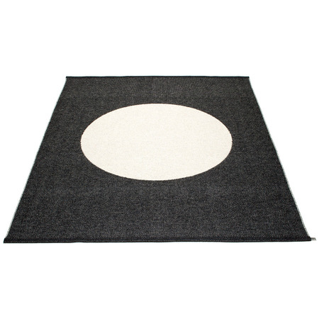Pappelina Vera -  Black · Vanilla - 180 x 230 cm