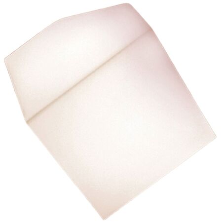 Artemide Artemide Edge Parete/Soffitto Wand oder Deckenleuchte Hellrosa RAL 3015, Weiss / Weiss, 30 cm Seitenlänge