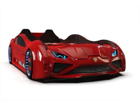 Autobett Lambo mit Flügeltüren-Kinderbett -Rot