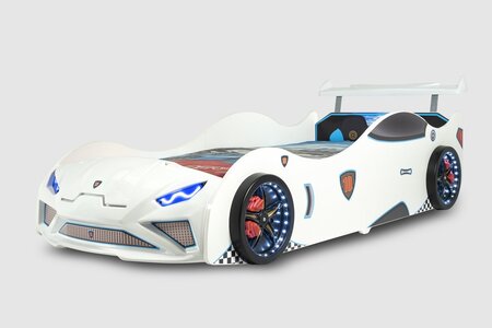 Autobetten LAMBO-RS 1 FULL - Weiß