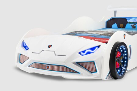 Autobetten LAMBO-RS 1 FULL - Weiß