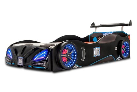Autobett Veron XR 4-Kinderbett -Schwarz