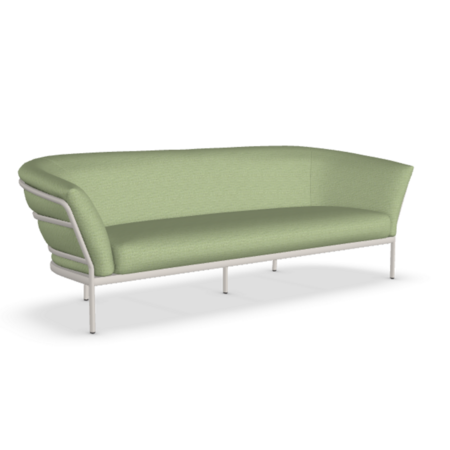 Fast Ria Soft 7622 - 2-Sitzer Sofa - Gestell 14-Powder Grey / Stoffkissen PNME-Panama