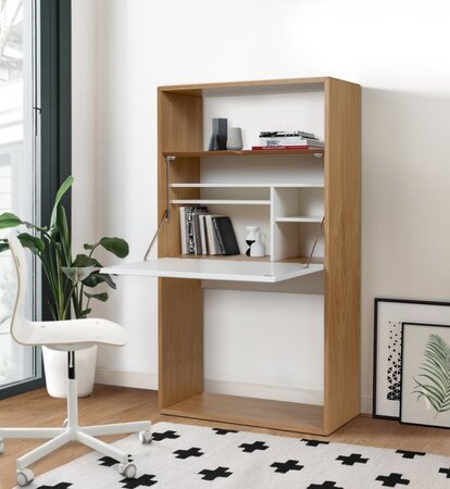 Morana Loma Desk Oak White
