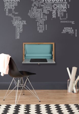 Morana Brenta Wall Desk blue